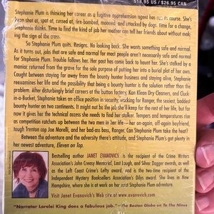 Casset of Janet Evanovich “eleven on top”